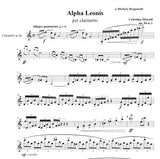 Alpha Leonis per clarinetto Sib