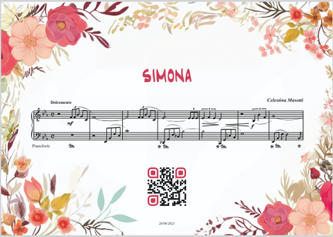 Simona Aforisma Musicale per pianoforte