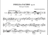 Foglia d'acero per tromba