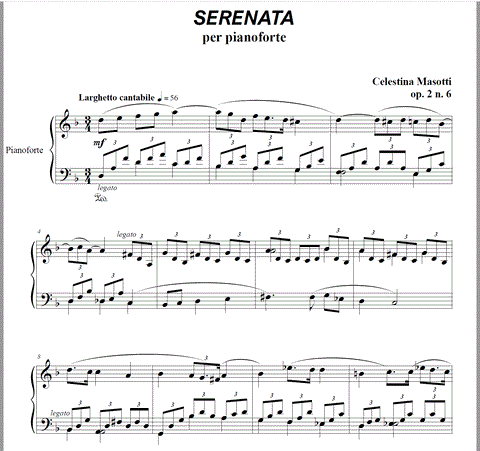 Serenata per pianoforte