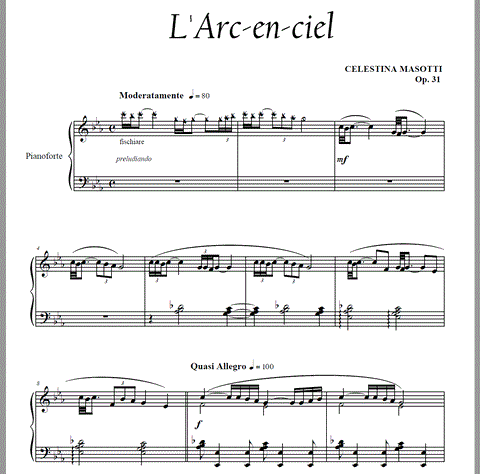 L'Arc en ciel per pianoforte