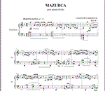 Mazurca per pianoforte